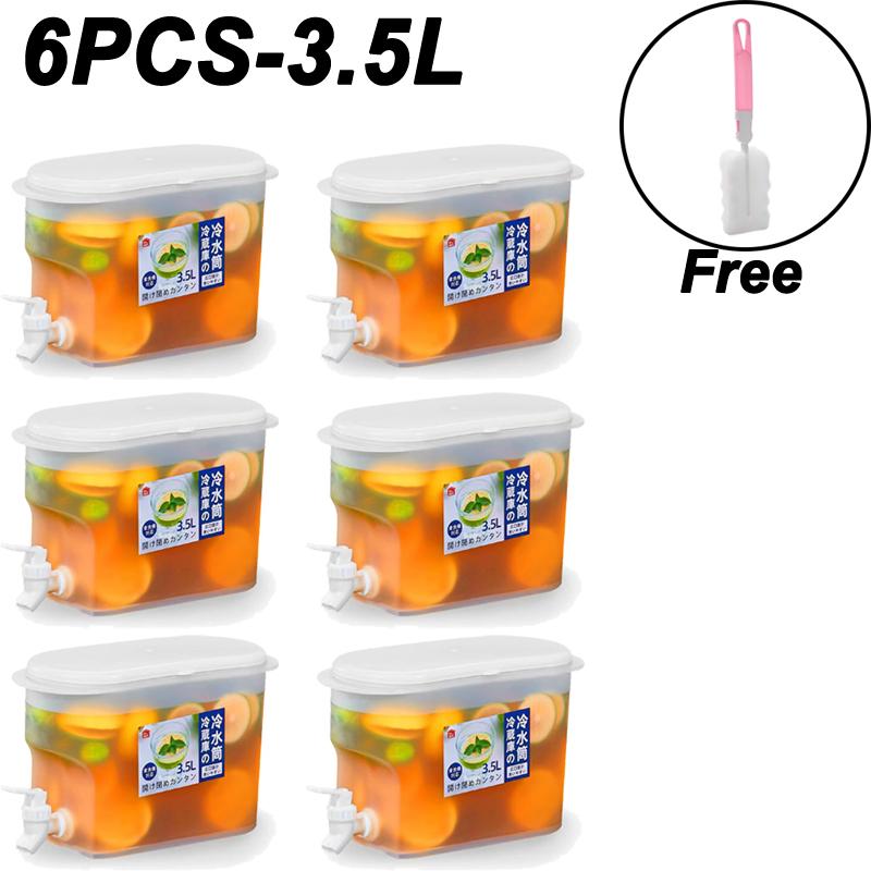 Кувшин для холодной воды большой емкости 3,5 л. Холодный чайник с краном в холодильнике. Диспенсер для напитков со льдом. Холодильник и кран.