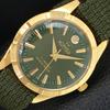 ВИНТАЖНЫЕ ШВЕЙЦАРСКИЕ МЕХАНИЧЕСКИЕ ЧАСЫ ROAMER ЗЕЛЕНОГО ЦВЕТА СФОРМИРОВАННЫЕ a444952-1