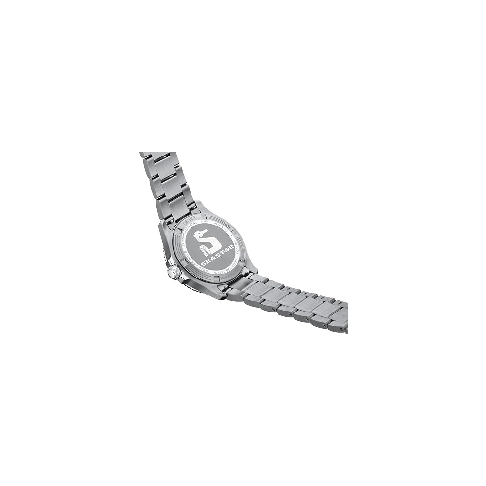 Мужские часы Tissot Seastar 1000 40 мм Черный циферблат Браслет T1204101105100