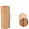 6 шт. 10 мл Деревянная туба из крафт-бумаги Круглая картонная коробка Картонный пенал Картонная коробка для чая Маленький контейнер Банка для хранения для домашнего использования