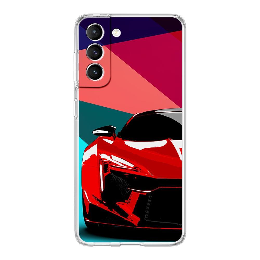 Чехол для телефона JDM Sports Car Lamp Aircraft для Samsung Galaxy S22 S21 S20 FE Ultra 5G S10 S10E S9 S8 Plus Note 10 20, прозрачная крышка