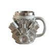 Кофейная кружка из нержавеющей стали с двигателем V6V8 и изделиями из смолы