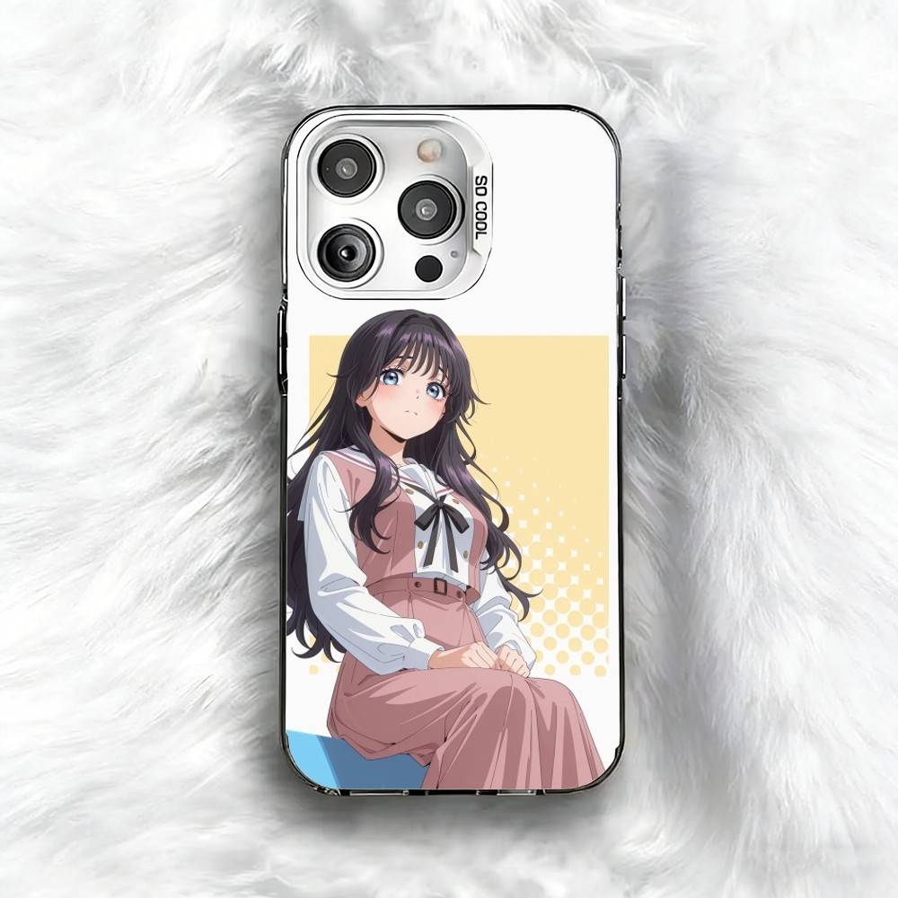 W-Waguri k-Kaoruko Аниме Чехол для телефона Для iPhone 16 17 15 14 12 13 Pro Max Черный Цвет Ударопрочный Чехол