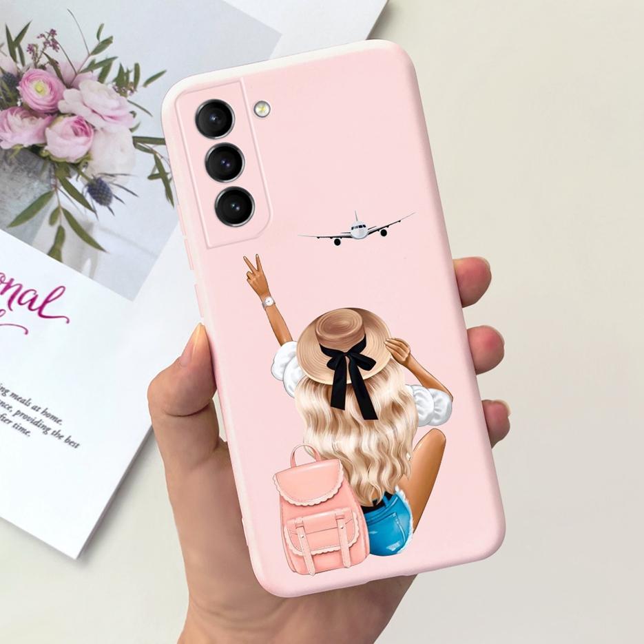 Чехол для Samsung Galaxy S22 Plus 5G Милые Астронавты Мультяшная Обложка Мягкий ТПУ Чехол для Телефона Для Samsung S22 Ultra S 22 S22+ Задняя Крышка