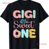 Gigi Of The Sweet One Grandma Donuts Family Matching Party T Shirt Vintage Casual Streetwear Unisex Soft Breathable