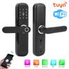 Smart Door Lock Security Fingerprint for TUYA APP Remote Control Electronic Coded for Home Hotel