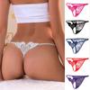 Lace Sexy Briefs Hollow Thin Belt Thong Women's Underwear Sexy Panties Breathable Lingerie Low Waist Multi-color G-string