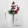Christmas cuttings pine needles pine cones flower branches accessories simulation red fruit gift box decoration