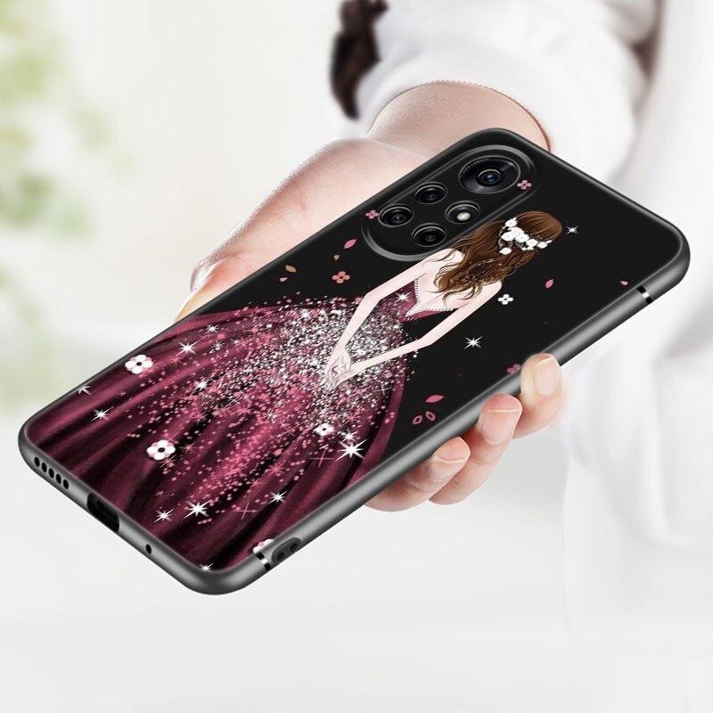 Модный стильный чехол для телефона для девочек и женщин для Huawei Honor 60 50 SE 30S Mate 30 20 10 Lite 40 Nova 9 8 Pro Y60 8i 7i 7SE 5T Premium