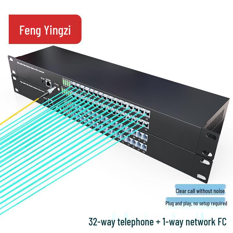 Мультиплексор Fengyingzi PCM Voice по оптоволокну