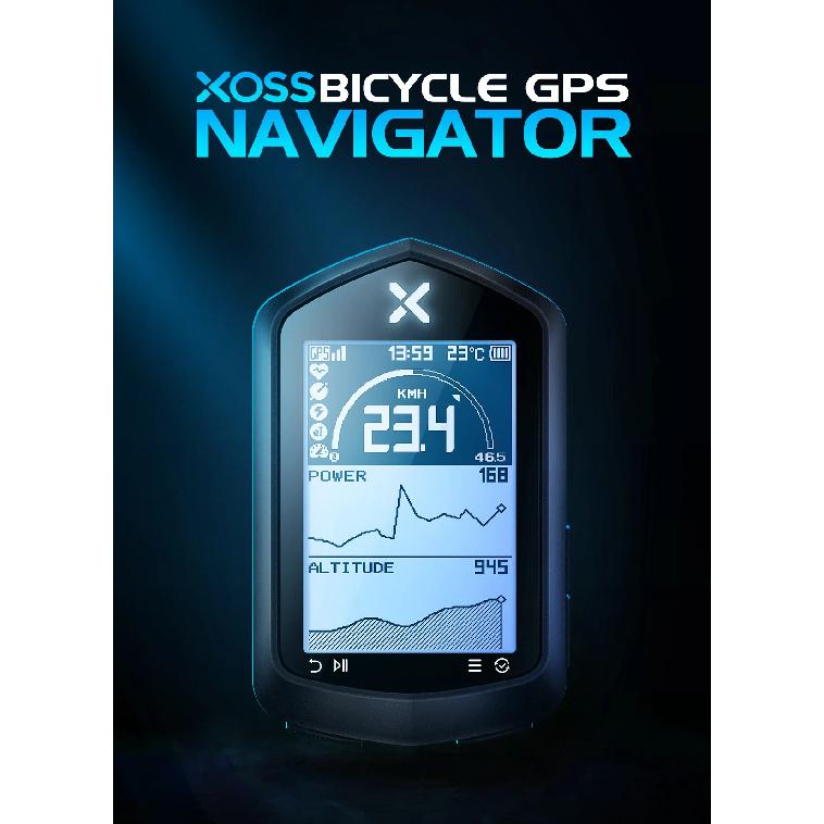 XOSS NAV GPS Велокомпьютер Велоспорт Горный Дорожный Велосипед Беспроводной Спидометр ANT+ Карта Маршрут Навигация Тахиметр Одометр