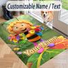 Custom Text Die Biene Maja Pattern Floor Rug Soft Indoor Carpet Mat Living Room Bedroom