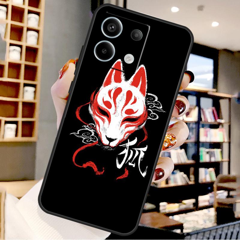 Japanese Style Anime Fox For Xiaomi Redmi Note 14 Pro 9 10 11 12 13 15 Pro Plus Case For Redmi 15 15C 14C 12C 10C 13C