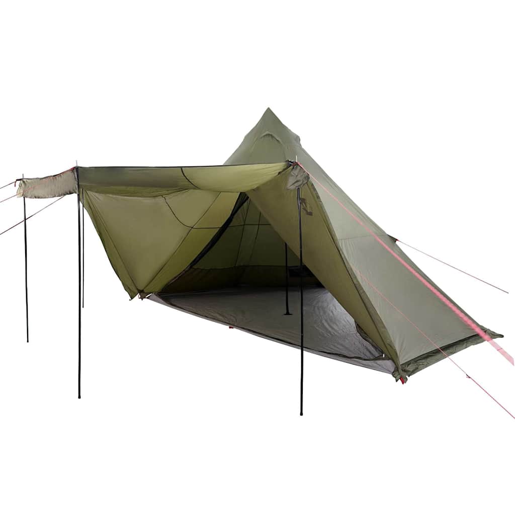 Tipi Family Tent for 8 Persons Olive Green Waterproof