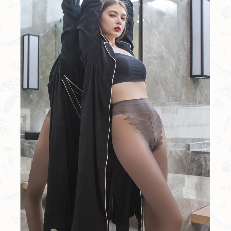 Колготки Red Pepper Velvet Butterfly Crotch - Сексуальные черные женские чулки, Распродажа