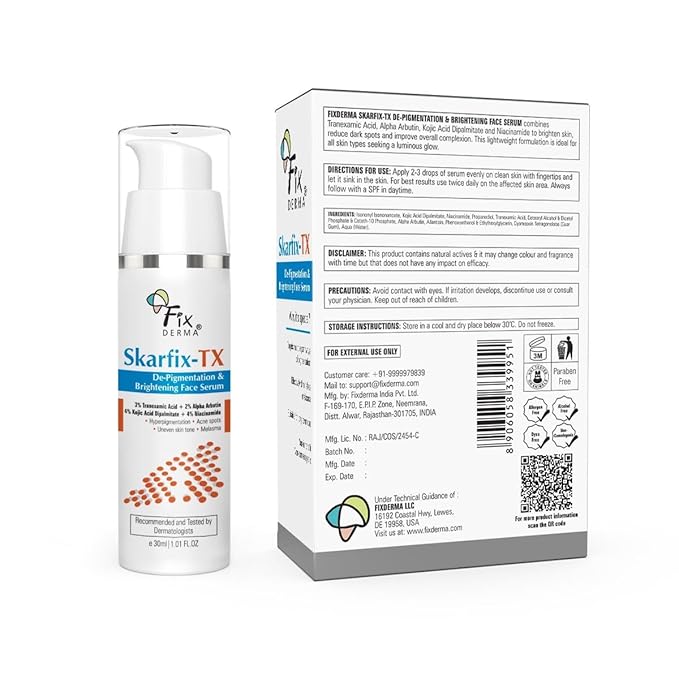 Fixderma Skarfix-TX Сыворотка для лица 30 мл | От гиперпигментации, акне