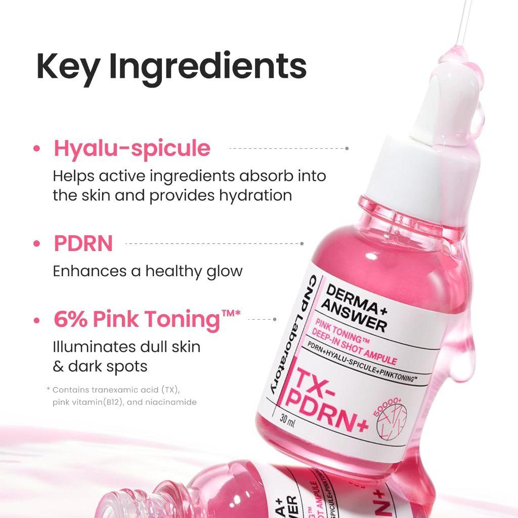 CNP Derma+ Answer Розовая тонизирующая ампула глубокого действия 30 мл, 15 мл