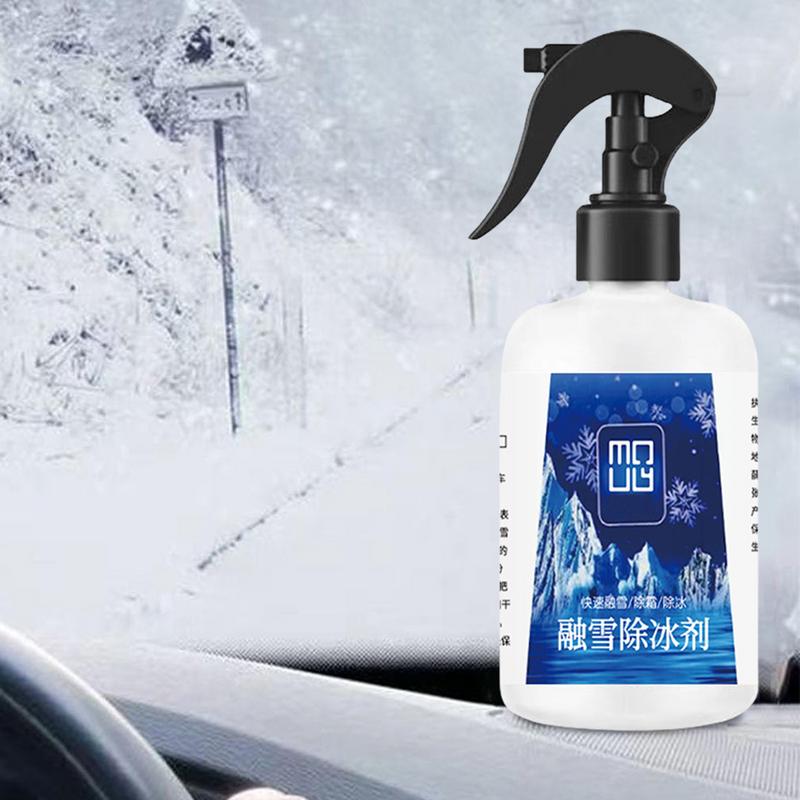 Автомобильные лобовые стекла Быстрое таяние льда и снега Спрей Размораживатель для автомобиля 300 мл Размораживатель снега для лобовых стекол Выхлопные трубы