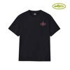 American trendy brand Corteiz Alcatraz cruise ship print loose leisure sports couple short-sleeved T-shirt
