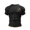 Personal Popular Design Sublimation Short Sleeve Black No Gi BJJ Jiu Jitsu Rashguard Fight BJJ Mma Rash Guard Shirts For Men
