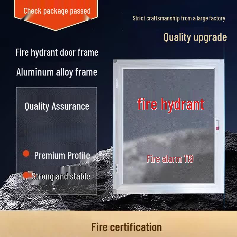 JingMian Fire Cabinet Door Frame with Acrylic Panel