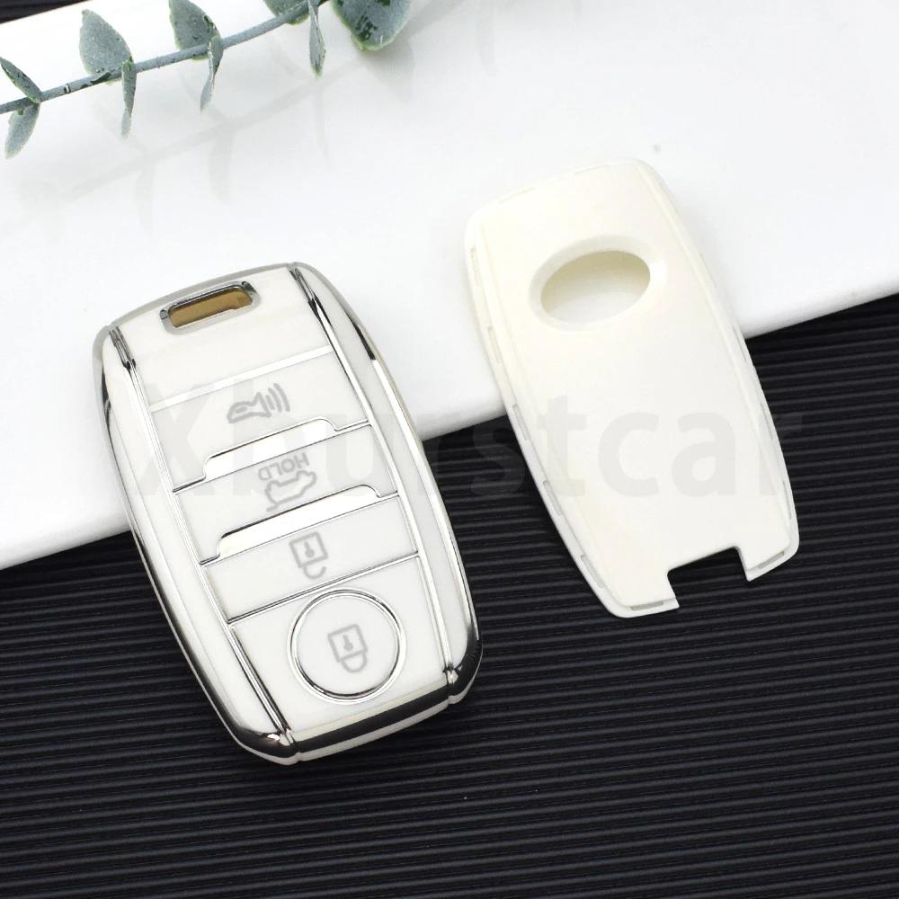 4 кнопки TPU автомобильный чехол-брелок для KIA Rio Rio5 Sportage Ceed K3 KX3 K4 K5 Cerato Sorento Optima Picanto чехол для дистанционного ключа автомобиля