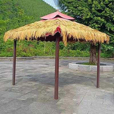 Искусственная соломенная кровельная плитка, реалистичная, прочная, устойчивая к атмосферным воздействиям, огнеупорная отделка, искусственная поддельная соломенная черепица