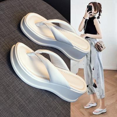 Женские тапочки, летние сандалии для отдыха на свежем воздухе, новые модные спортивные сандалии на платформе