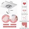 Waterproof And Oilproof Wall Hooks Sticky Hooks For Kitchen Bathroom Shower Door Outdoor Wall Hanging Door Self-adhesive