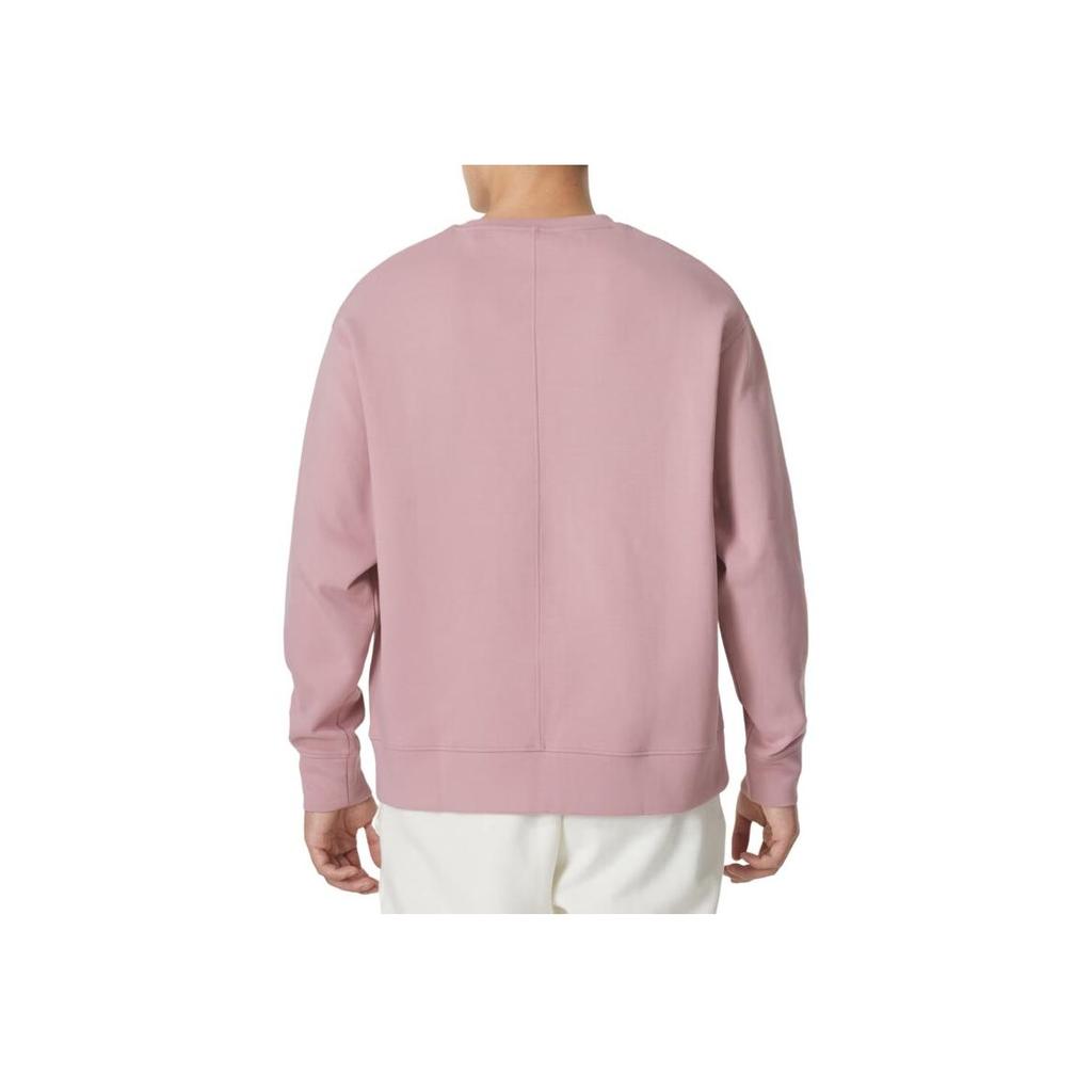 Under Armour Однотонный трикотажный свитер с круглым вырезом, повседневный спортивный свитер для мужчин, розовый 1377172-697