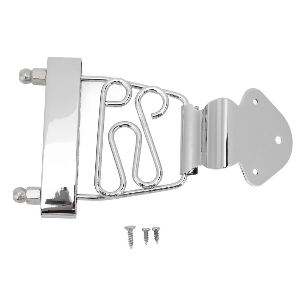 6 String Guitar Trapeze Tailpiece Metal Height Adjustable Guitar Trapeze Bridge Tailpiece for Replacement