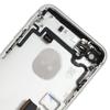 Полная сборка батарейного отсека для iPhone 7, задняя дверь, задняя крышка с боковой кнопкой вибратора, средняя рамка, гибкое шасси