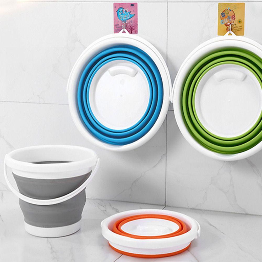 Портативное рыболовное ведро, ведро для мытья автомобиля с креплением на автомобиль, многофункциональное складное ведро для воды