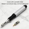 Professional Soldering Iron Set,Gas Soldering Iron, Cordless and Portable with Adjustable Soldering Temperature M4YD