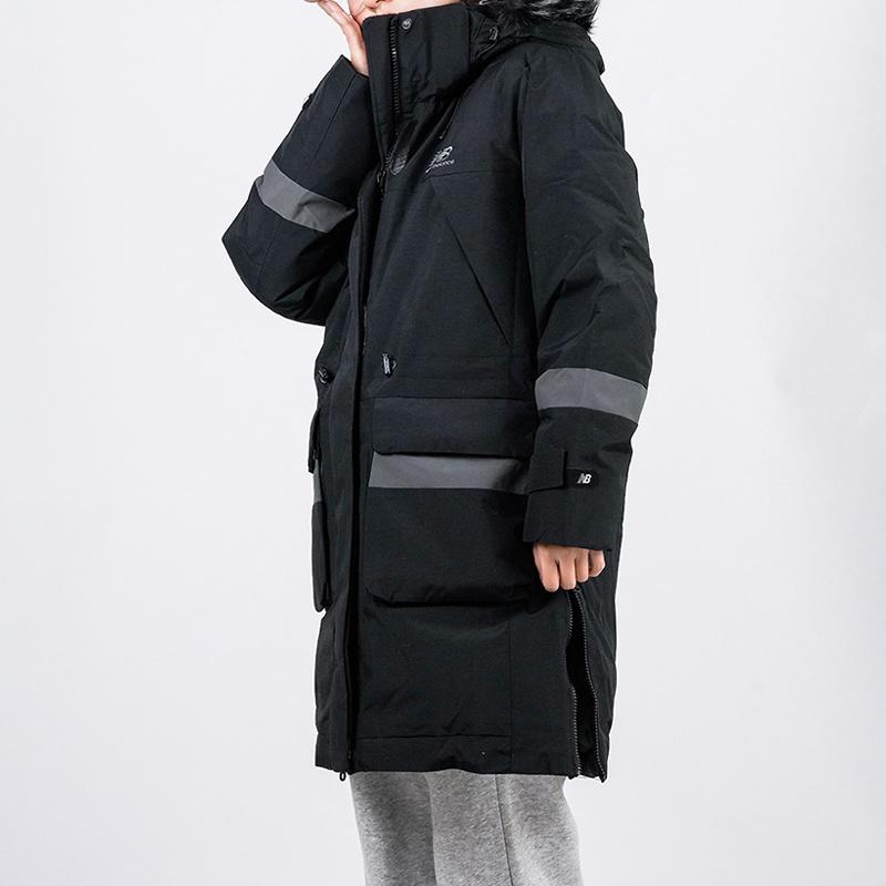 New Balance Down Jackets Women's Black Hooded Moderate Other NPA46022-BK