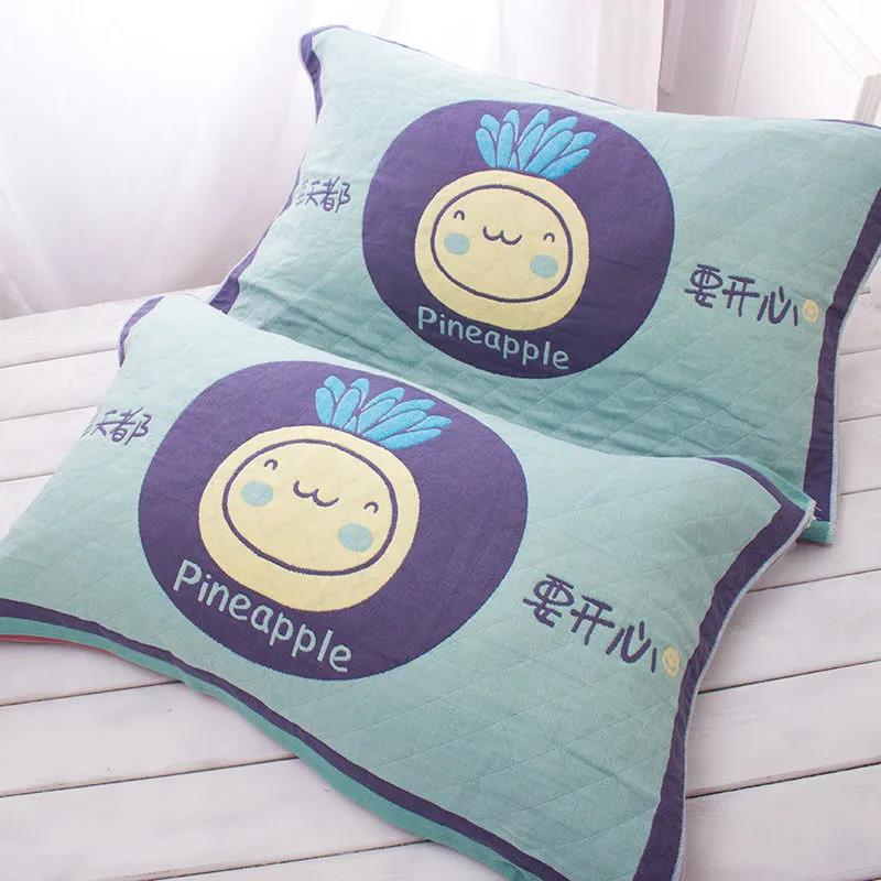 Pure Cotton Pillowcases for Couples Thickened High-end Pillowcases