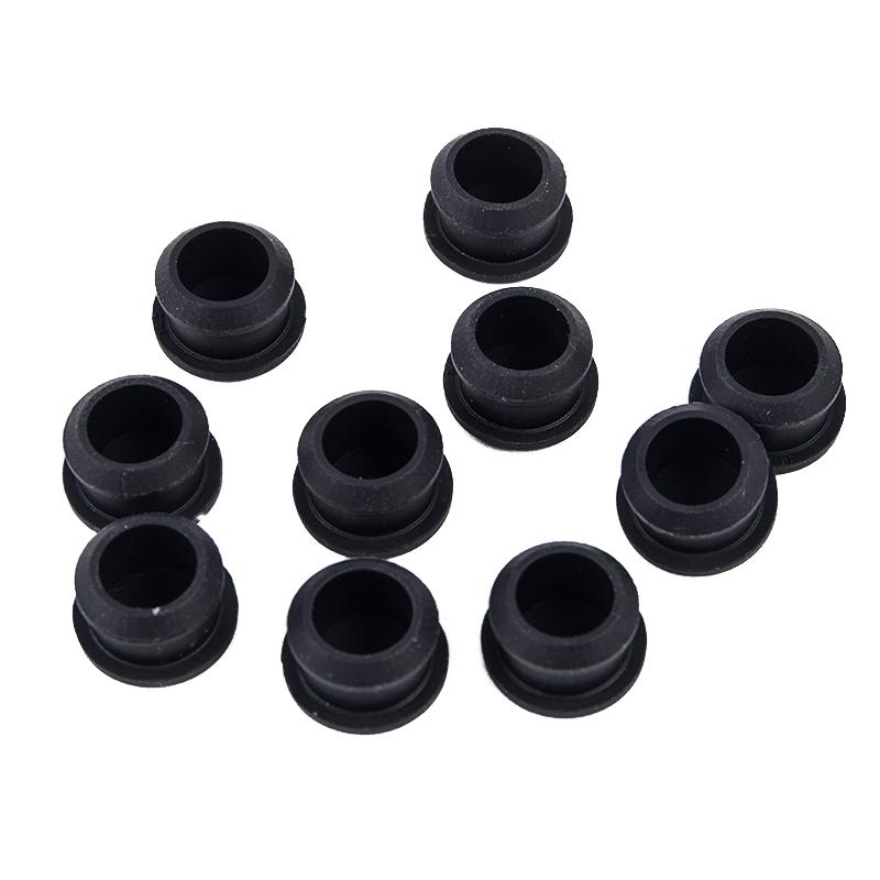 10Pcs Silicone Rubber Snap-On Hole Plug 2.5-14Mm Blanking End Caps Seal Stopper