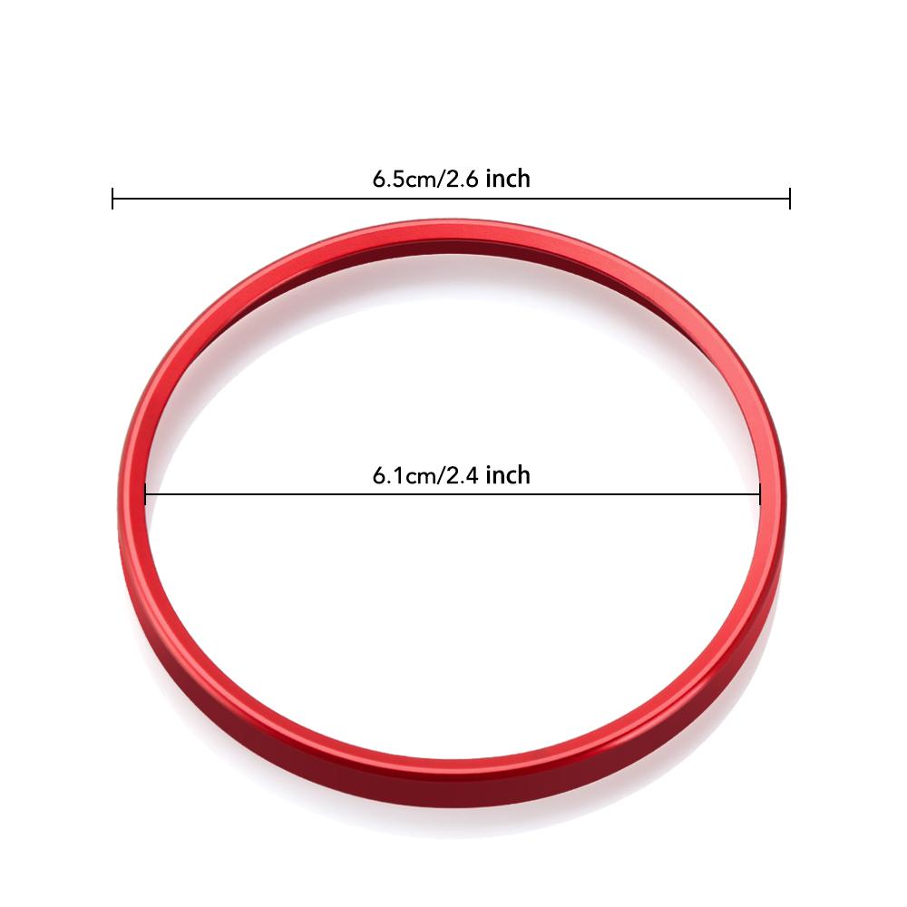 Car Headlight Switch Decorative Trim Frame Ring For Volkswagen VW Golf Jett MK5 MK6 Passat B6 B7 CC Touran Tiguan