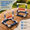 Table Top Design Bird Play Center PVC Material Bird Table Perch  For African Grey