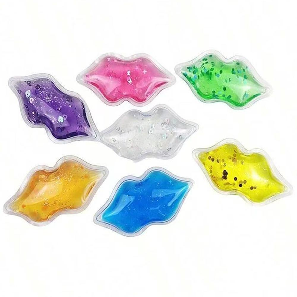 Lip and Eye Ice Pack for Injuries Gel Ice Pack Hot and Cold Compres Reduce Pain and Swelling Eye Relax Anti-Aging Lip Care Pad