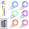 8 шт. Тонкие круглые светодиодные RGB светильники для подсветки под шкаф, комплект, SMD5050, дисковый светильник, меняющий цвет, регулируемая яркость