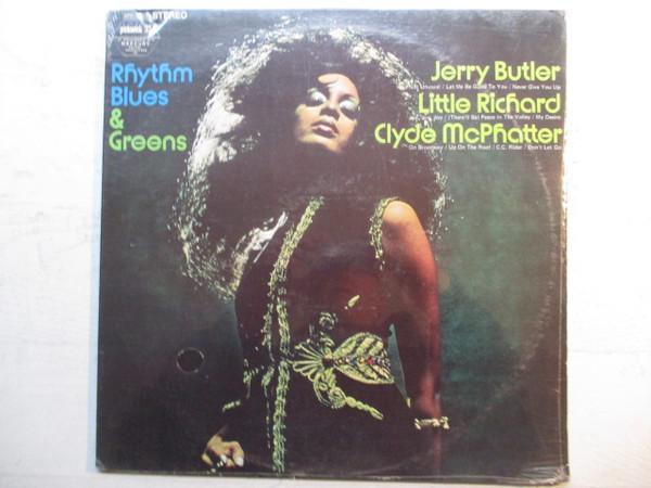 Виниловая пластинка JERRY BUTLER LITTLE RICHARD CLY Rhythm Blues Greens SPC3233 Pickwick33 Rec Канада SoulFunk Б/у