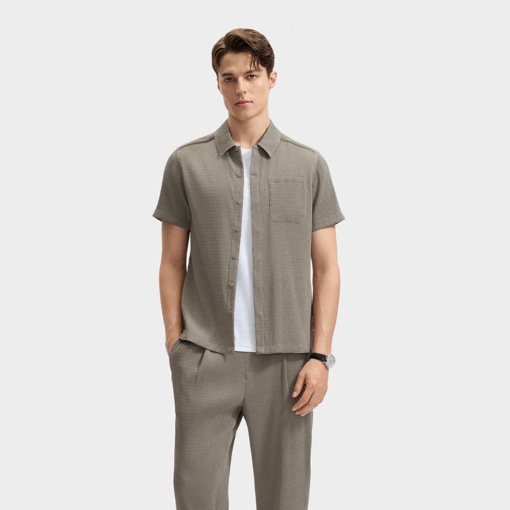 Новые мужские футболки FILA цвета тауп F11M432401FGY