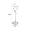 Stainless Steel Table Number Place Card Holder Menu Paper Price Label Sign Holder Wedding Metal Po Picture Clip