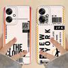 Soft Phone Cover Phone Case for Xiaomi Mi 11T Pro 11 Lite CreativeBboarding Pass