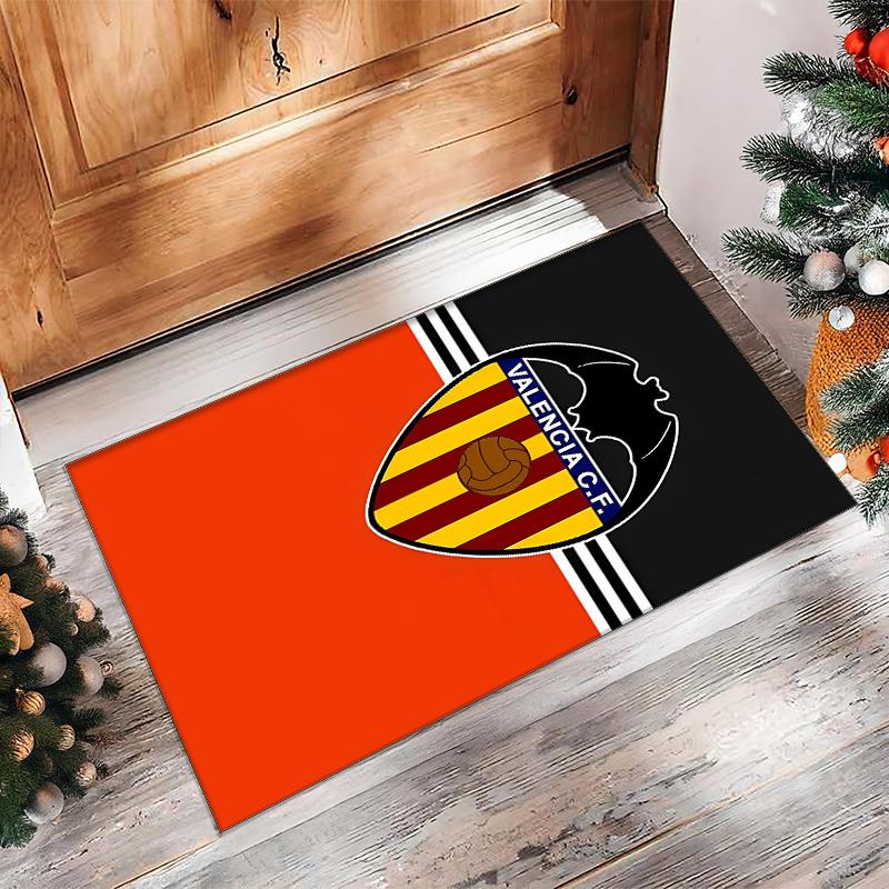 Коврик Valencia CF с принтом из хрустального велюра, Мягкий противоскользящий влаговпитывающий коврик для гостиной, спальни