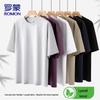 ROMON Men's Ice-Feel Lyocell & Cotton Short-Sleeve T-Shirt