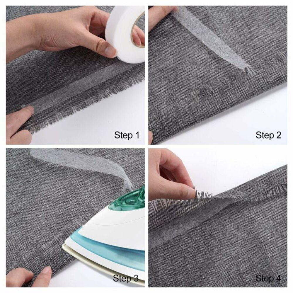 DIY Single-sided Adhesive Iron On Wonder Web Turn Up Hem Liner Fabric Roll