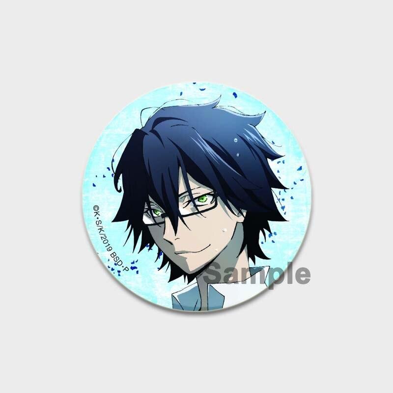 58 мм аниме Бунго Бродячие собаки брошь Манга нагрудный значок аксессуары для одежды шляпа украшение для рюкзака Harajuku значки с героями мультфильмов подарки для фанатов