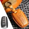 Кожаный чехол для ключа Hyundai Santa Fe IX45 - 3D Shaping
